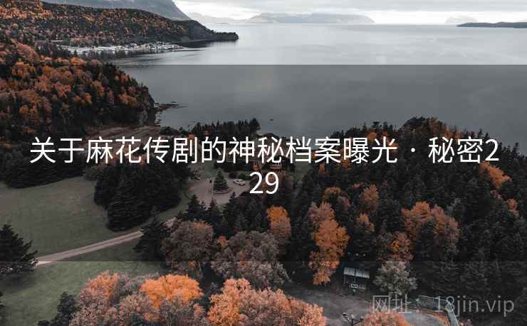 关于麻花传剧的神秘档案曝光 · 秘密229